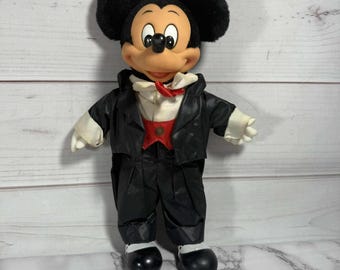 Vintage Applause Disney Mickey Mouse Plush Tuxedo Doll Toy