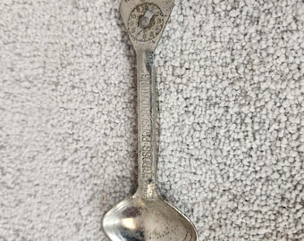 Recetas médicas gruesas Cuchara de medicina Plata antigua Dial de la siguiente dosis Boticario