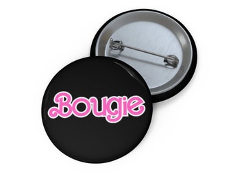 Bougie Fashion Doll Pin: Black & Pink Barbiecore Accessory