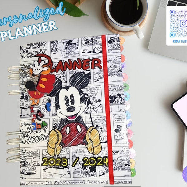 Mickey Mouse Daily Planner 2024 - Etsy