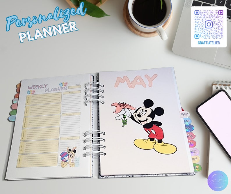 Personalized Planner 2024 Custom Planner Weekly Planner Monthly Planner