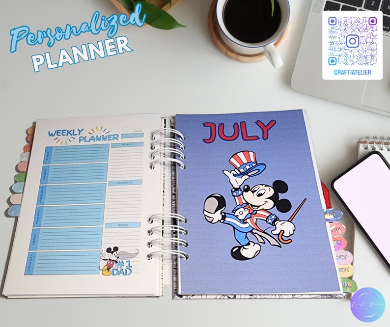 Personalized Planner 2024 Custom Planner Weekly Planner Monthly Planner