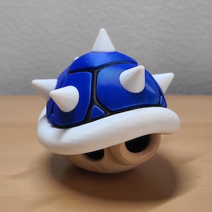 Blue Spiny Shell - Mario Kart Inspired Collectible