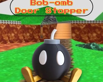 Super Mario Door Stopper - Bob-omb Inspired Design!