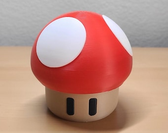 Mario Mushroom Storage Container | Geeky Gamer Decor & Gift