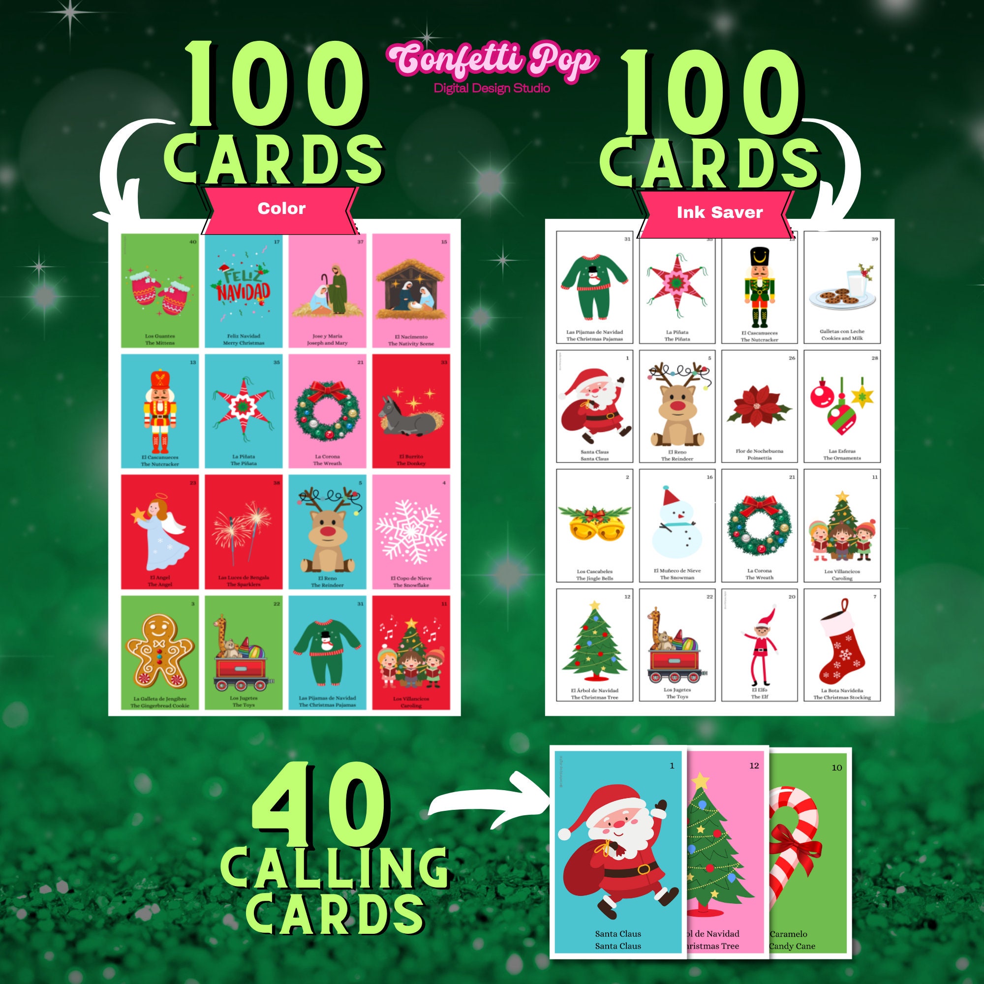 Christmas Loteria Loteria Navide a - Il Fullxfull.5543873350 3exn 