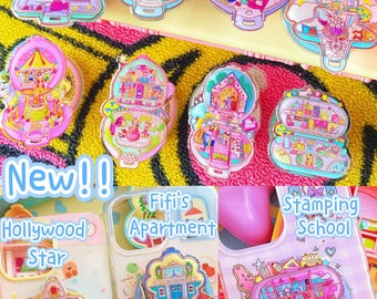 Magnetic) Polly pocket MagSafe Phone Grip with Expanding Kickstand cell phone holder phone gripper for back of phone phone holder