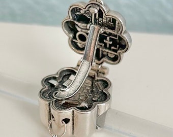 Ciondolo con ciondolo in argento sterling Polly Pocket Water Fun Park Polly's Water World per collana e bracciale