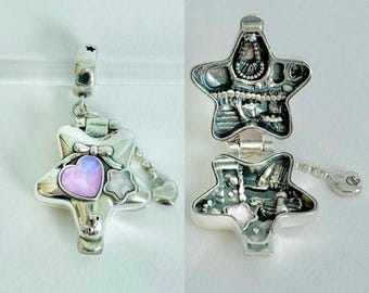 Polly Pocket Fairy Fantasy Polly's Fairy Glade Sterling silver charm for necklace /bracelet