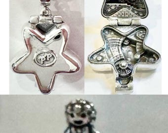 Polly Pocket Fairylight Wonderland Sterling silver charm for locket / bracelet / necklace