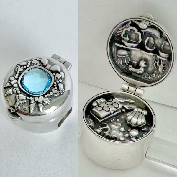 Polly Pocket Keepsake Collection Mermaid Dreams Under-The-Sea Theme Sterling silver charm for locket / bracelet / necklace