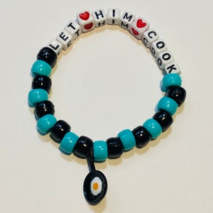 Let Him Cook Rave Kandi Bracelet