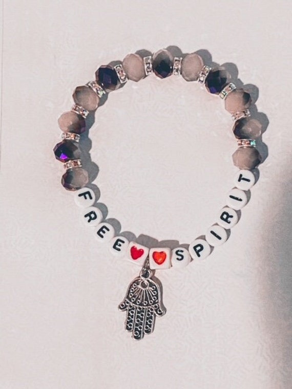 Kandi Bracelet Free Spirit Etsy