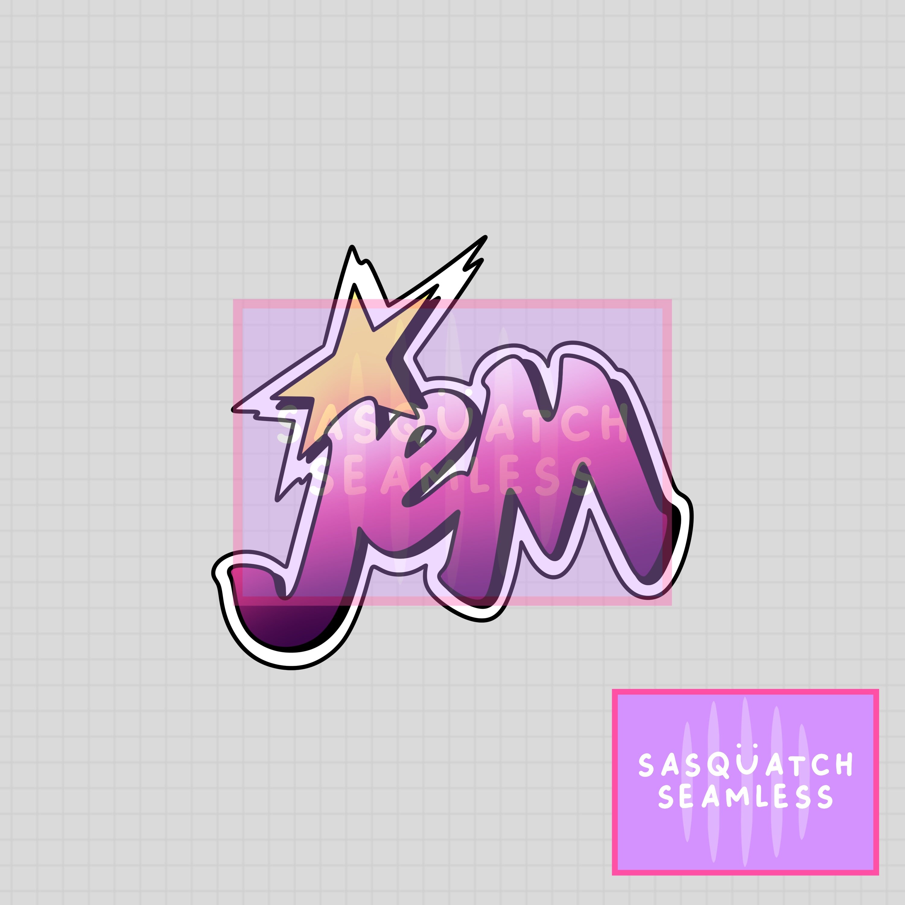 Jem Plus Text Logo - SUB PNG Files for Tee Graphics and Crafts - Etsy