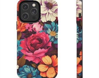 Floral iPhone Case: Shockproof Flower Pattern Protective Cover