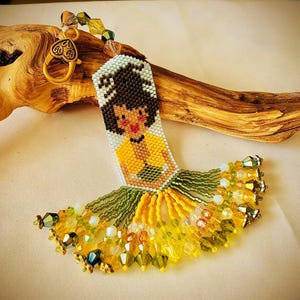 Beaded Doll Charm: