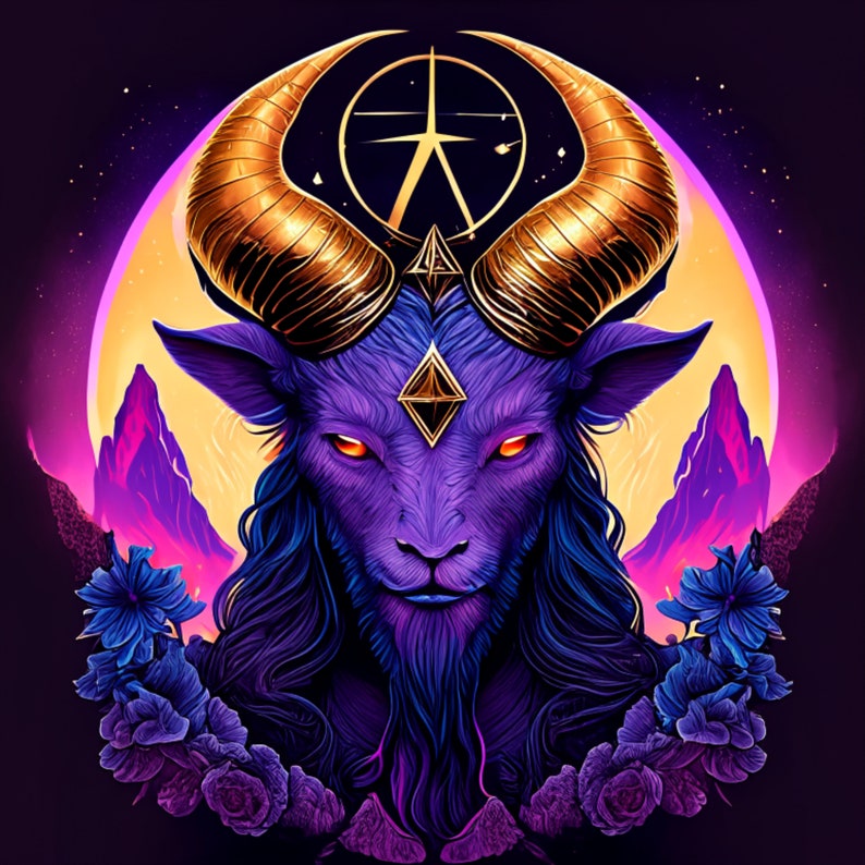Baphomet Clipart | 300dpi High Resolution | PNG Graphics | Instant ...