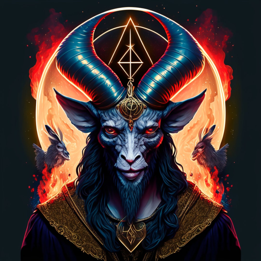 Baphomet Clipart | 300dpi High Resolution | PNG Graphics | Instant ...