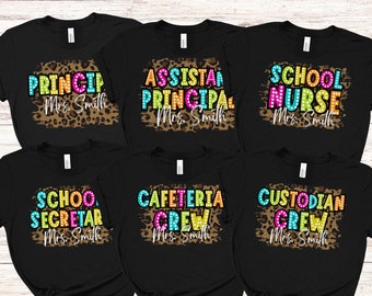 Personalized School Staff Shirts, Front Office Dream Team Shirts, Administrative Assistant Tee, School Secretary T-shirt, Front Office Shirt