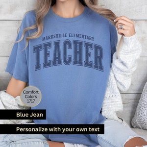 Comfort Colors® Teach Shirt, Cute Teacher Shirt, Teacher Appreciation, Back to School Shirt, Elementary School Teacher Shirt, New Teacher