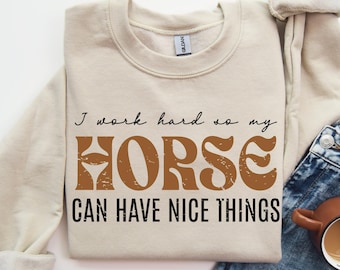 Vintage Horse Lover Shirt: Equestrian Gift