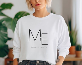 Made in Excellence Logo Sweatshirt, ME Unisex Pullover, Inspirational Everyday Streetwear Gift