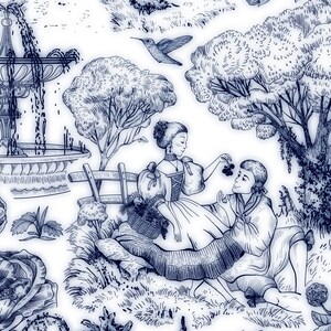In The Garden - set van 3 decoupagepapier met herhaald patroon