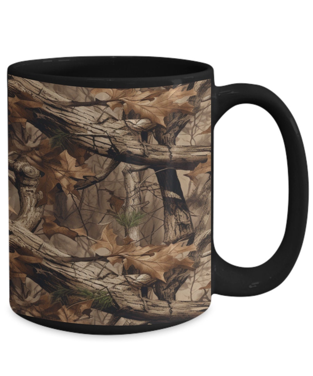 Personalized Real Camo / Camouflage (customizable) Two-Tone Coffee
