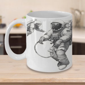 Astronaut Coffee Mug, Nasa Gifts, Space Mug, Gift Ideas For Astronaut&#39;s