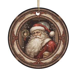 Old world santa clause ornament, hanging ornaments for christmas tree, gift ideas for friends for xmas