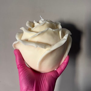  WUCDT 3D Rose Candle Mold - 6 Cavity Rose Silicone Mold for Candles  Soap Making, Rose Cake Mold for Baking Desser, Silicone Mold for Soy Wax,  Soap, Candle Making, Homemade Ornaments