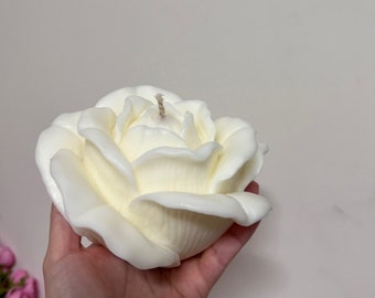 Huge Rose silicone mould - Mold for candle, resin, cement, Jesmonite