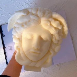 Huge Medusa silicone mould - Mold for candle, resin, cement, Jesmonite