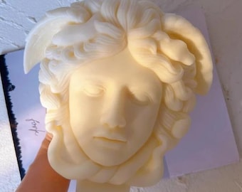 Huge Medusa silicone mould - Mold for candle, resin, cement, Jesmonite