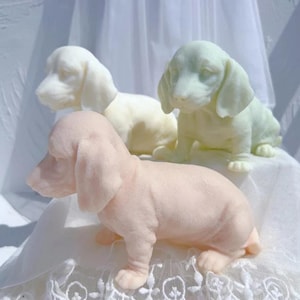 Dachshund Dog Animal Silicone Candle Mold