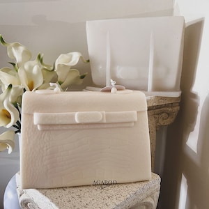 Large purse  silicone mould - Mold for candle, resin, cement, Jesmonite