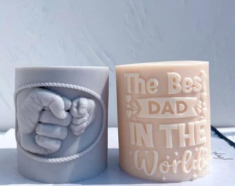 Best Dad silicone mould - Mold for candle, resin, cement, Jesmonite