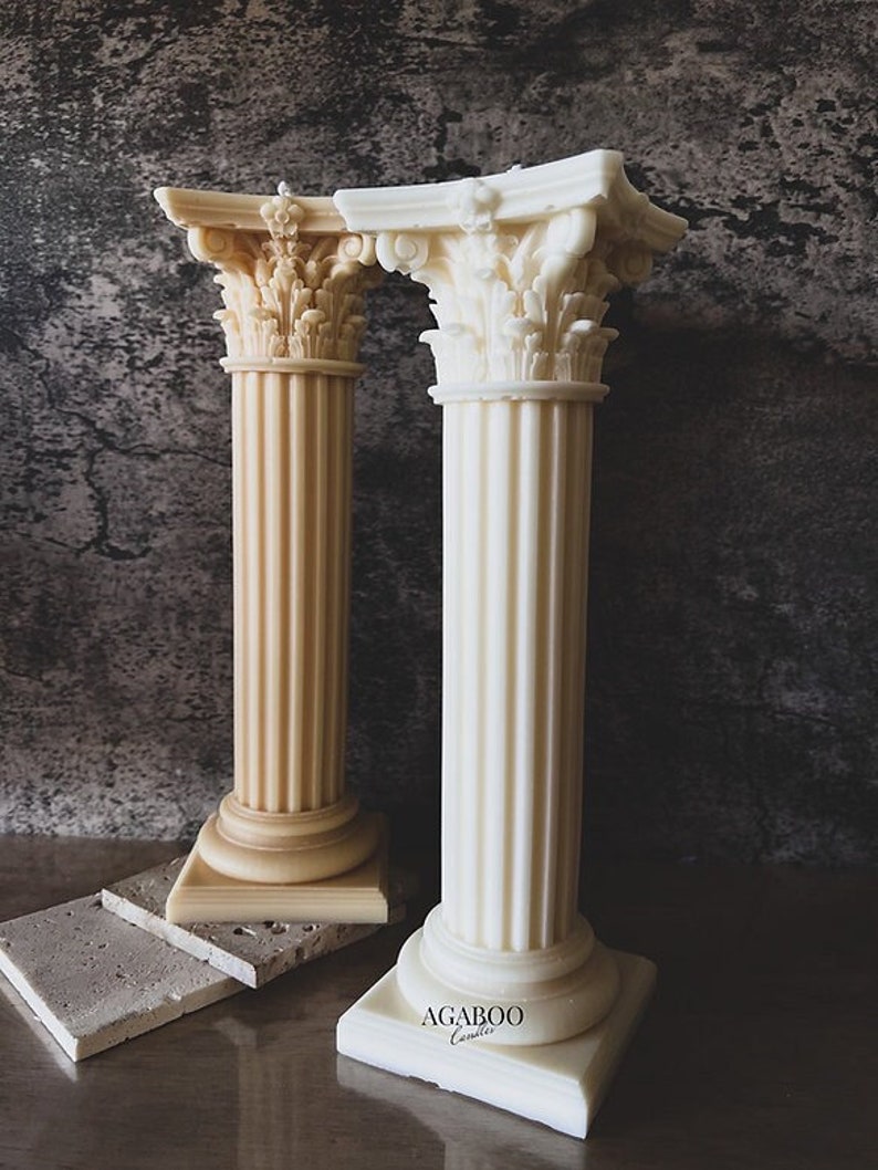 Huge Rod Column Statue Silicone Mould - Mold for Candle, Resin, Cement ...
