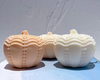 9.5CM/3.5in Halloween Bone Pumpkin Silicone Candle Mold - Mold for candle, resin, cement, Jesmonite