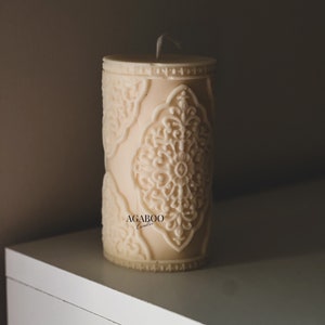 Huge Lace Vintage silicone mould - Mold for candle, resin, cement, Jesmonite