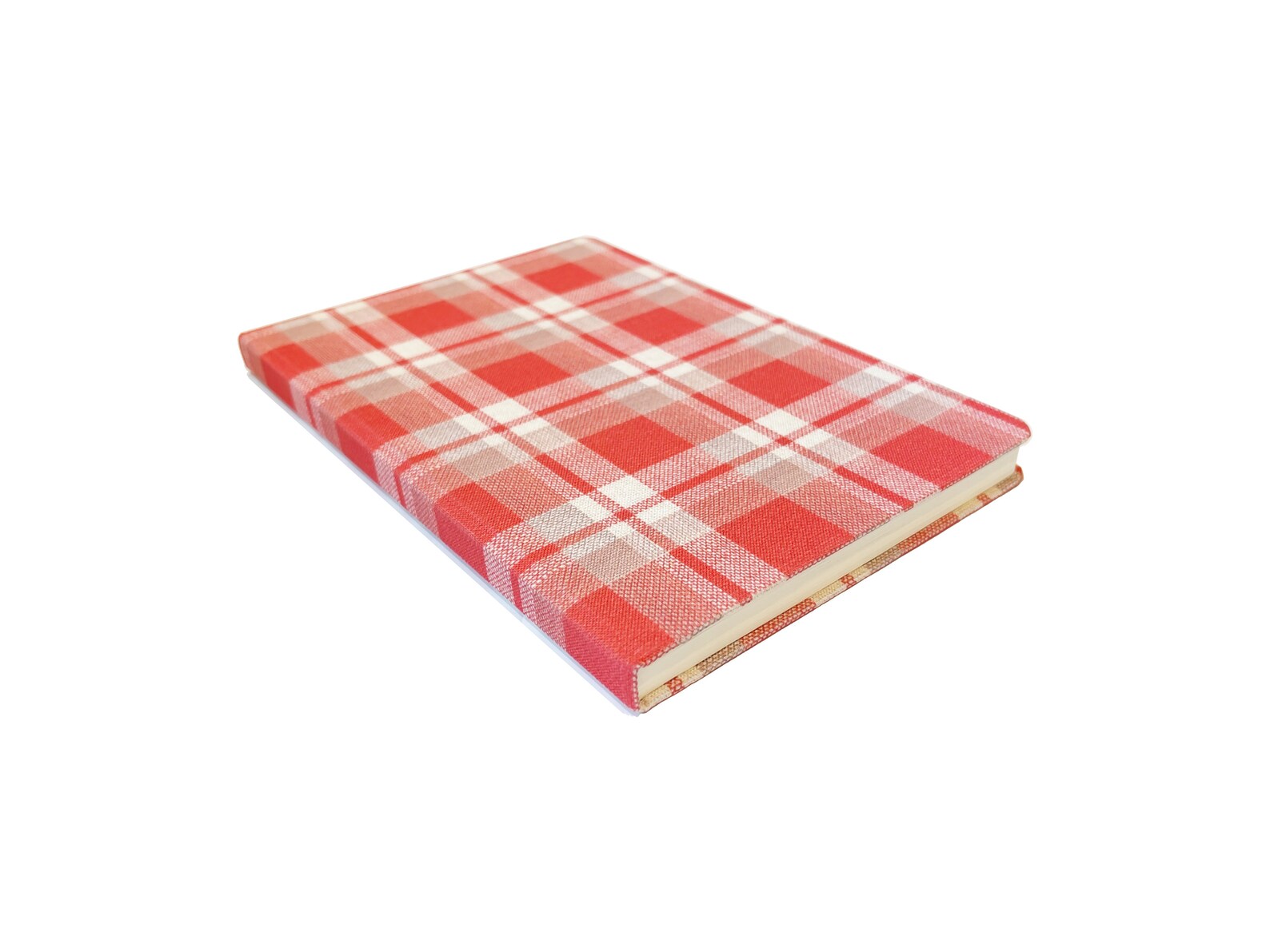 Anne Frank Plaid Fabric Hardcover Diary Notebook Etsy