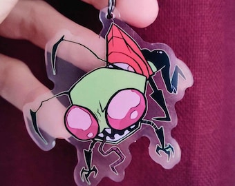 Invader Zim Dangling 2.5&quot; Keychain * Patreon-Exclusive at Full Price  - PREORDER
