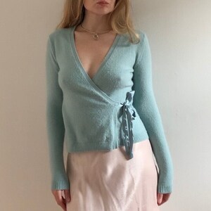 Blue ballet cardigan sales