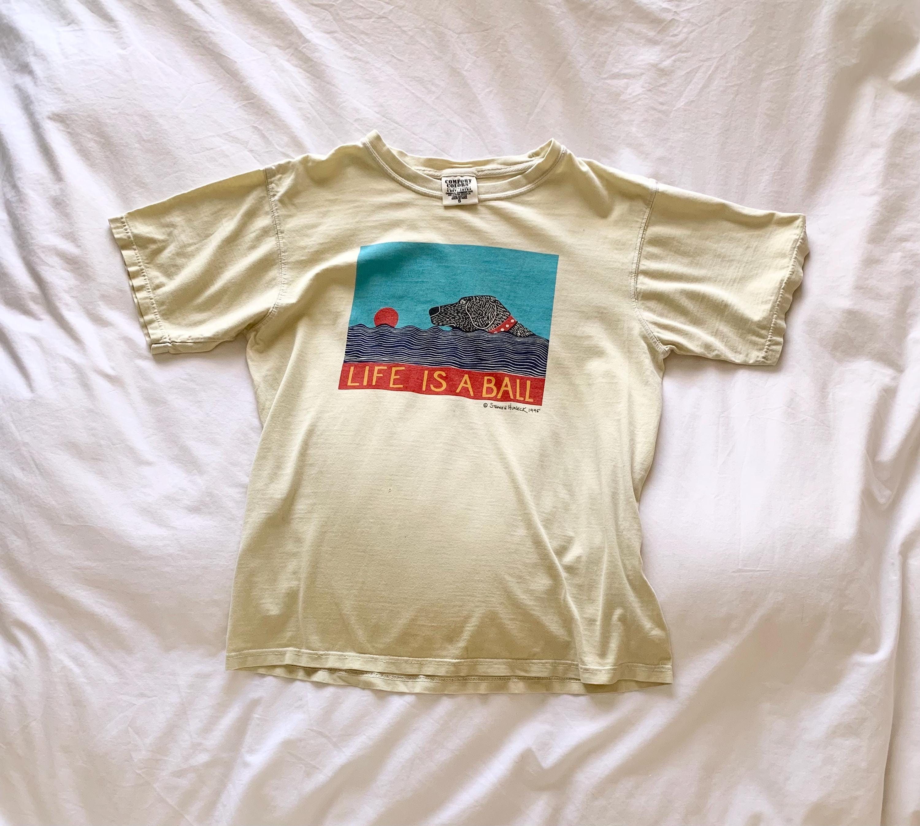 犬 90s ステファンヒューネック Stephen Huneck アートTシャツ