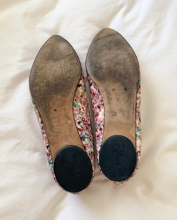 Y2K Repetto Pink Confetti Pointed Toe Ballet Flats - 6.5 to 7 - Etsy