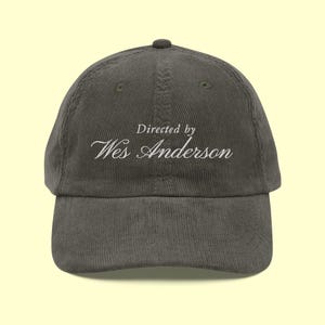 Wes Anderson Embroidered Hat | Director Cap | Film lover Gift | Arthouse lover