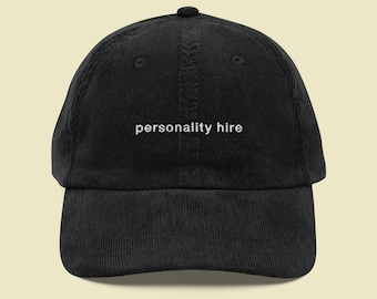 Personality Hire Bestickter Hut, Corporate Hat: Lustige Geschenke für Chef und Mitarbeiter
