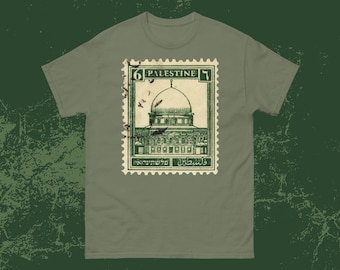 T-shirt con timbro Palestina / Camicia unisex Palestina / Palestina libera