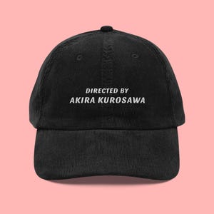 Akira Kurosawa Corduroy Hat | Director Cap | Cinephile Gift | Arthouse film lover