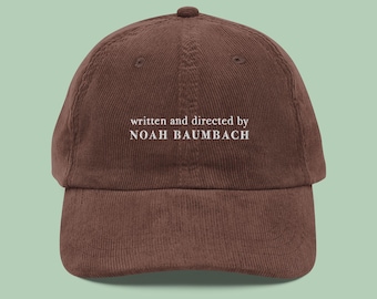 Gorro de pana de Noah Baumbach, regalo de cine, gorro para amantes del cine, historia de un matrimonio, películas independientes